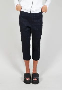 Anett Rostel Co-ords & Suits^3/4 Trousers in Stripe / Navy