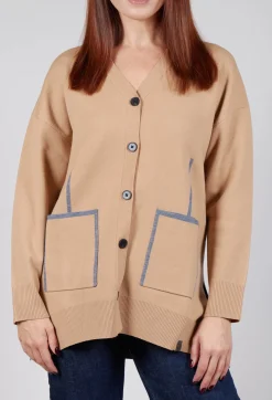 Beatrice B Cardigans^Active Cardigan in Beige