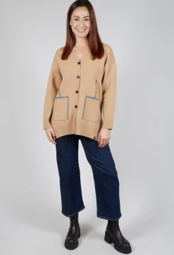 Beatrice B Cardigans^Active Cardigan in Beige