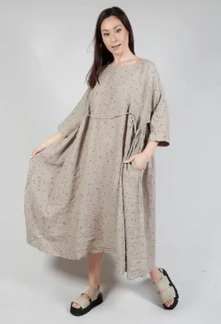 Mama B Dresses^Affresco Ls Dress In Ambra