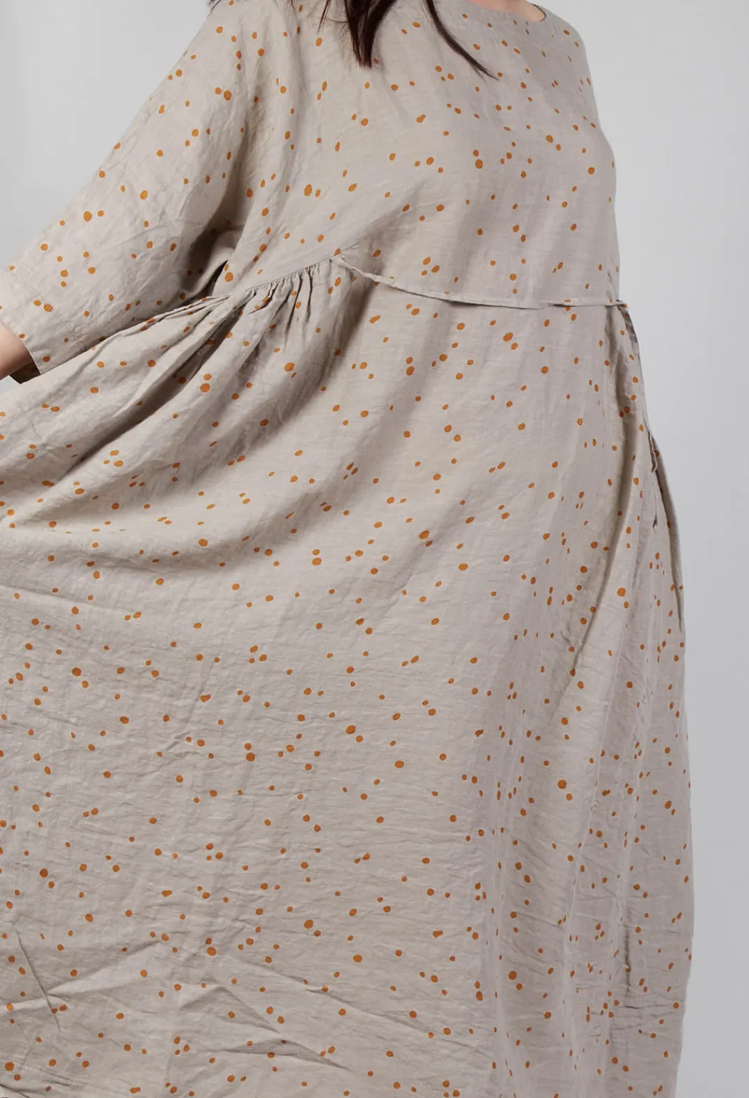 Mama B Dresses^Affresco Ls Dress In Ambra