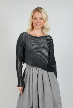 Malloni Jumpers^Agnes Jumper in Grigio Nero
