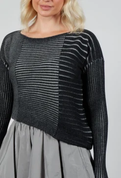 Malloni Jumpers^Agnes Jumper in Grigio Nero