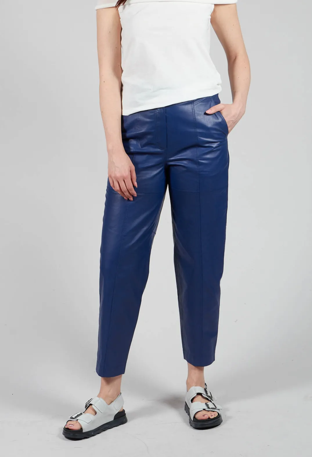Annette Gortz Trousers^Ago Leather Trouser In Ink