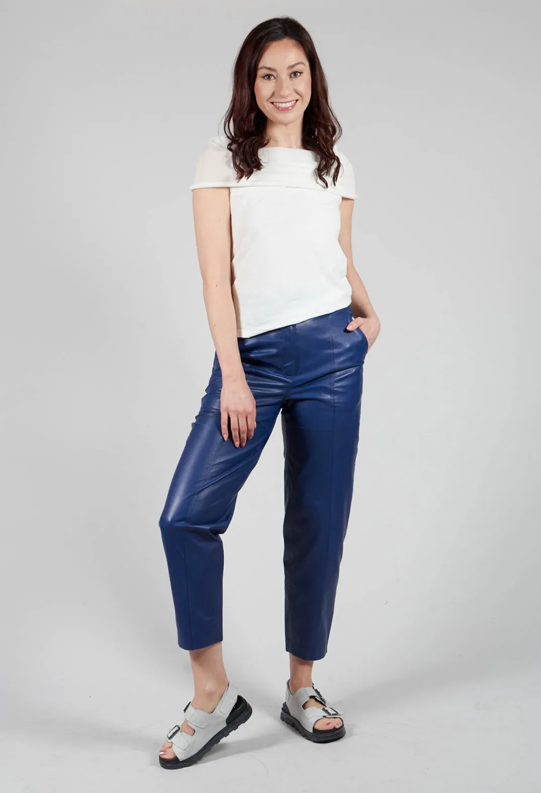 Annette Gortz Trousers^Ago Leather Trouser In Ink
