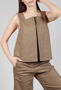 Annette Gortz Tops^Ai Top In Khaki