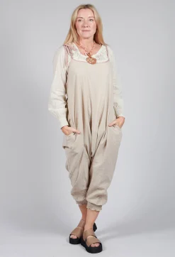 Les Ours Jumpsuits^Alain Jumpsuit in Striped Linen