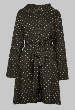 Les Ours Coats^Alane Coat in Large Spot Bronze