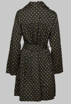 Les Ours Coats^Alane Coat in Large Spot Bronze