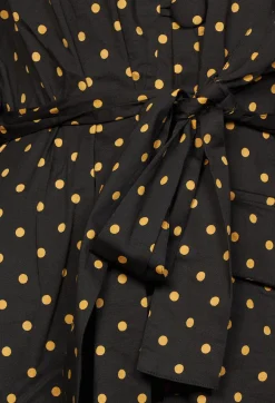 Les Ours Coats^Alane Coat in Large Spot Bronze