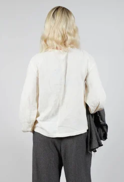 Ewa I Walla Tops^Aletta Top in Cream
