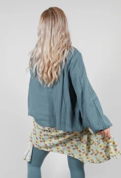 Ewa I Walla Tops^Aletta Top in Storm Blue