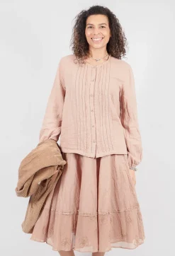 Ewa I Walla Tops^Aletta Top in Taupe