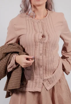 Ewa I Walla Tops^Aletta Top in Taupe