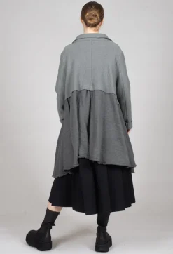 Rundholz Black Label Jackets^A-Line Jacket with Feature Pockets in Rock