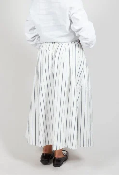 Aequamente Skirts^A-Line Skirt in Abisso Stripe
