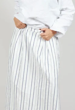 Aequamente Skirts^A-Line Skirt in Abisso Stripe