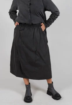 Amici Skirts^A-Line Skirt in Pewter