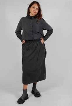 Amici Skirts^A-Line Skirt in Pewter