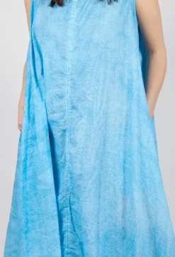 Rundholz Black Label Dresses^A-Line Sleeveless Dress in Malibu Cloud