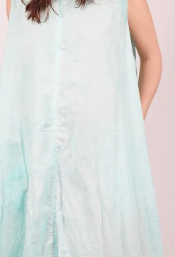 Rundholz Black Label Dresses^A-Line Sleeveless Dress in Aqua Cloud