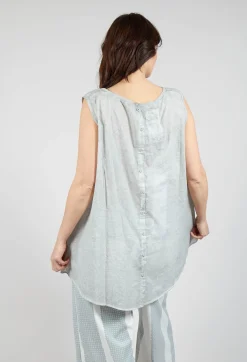 Rundholz Black Label Tops^A-Line Sleeveless Top in Grey Cloud