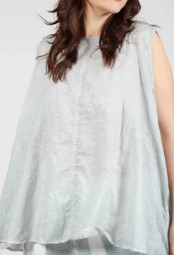 Rundholz Black Label Tops^A-Line Sleeveless Top in Grey Cloud