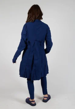 Rundholz Dip Coats^A-Line Structured Coat in Ocean