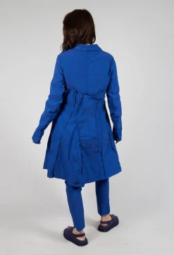 Rundholz Dip Coats^A-Line Structured Coat in Royal