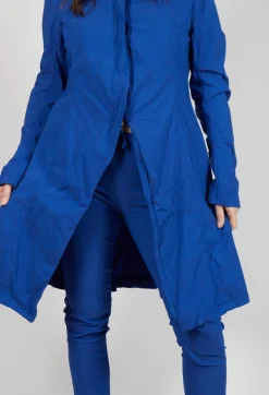 Rundholz Dip Coats^A-Line Structured Coat in Royal