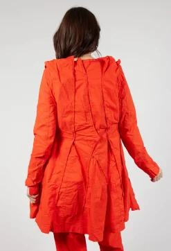 Rundholz Dip Coats^A-Line Structured Jacket in Mandarine