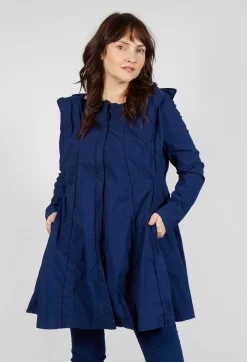 Rundholz Dip Coats^A-Line Structured Jacket in Ocean
