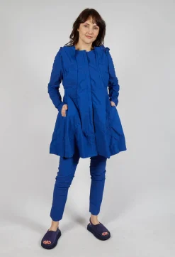 Rundholz Dip Coats^A-Line Structured Jacket in Royal
