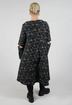 Xenia Design Dresses^A-Line Upal Dress in Black with White