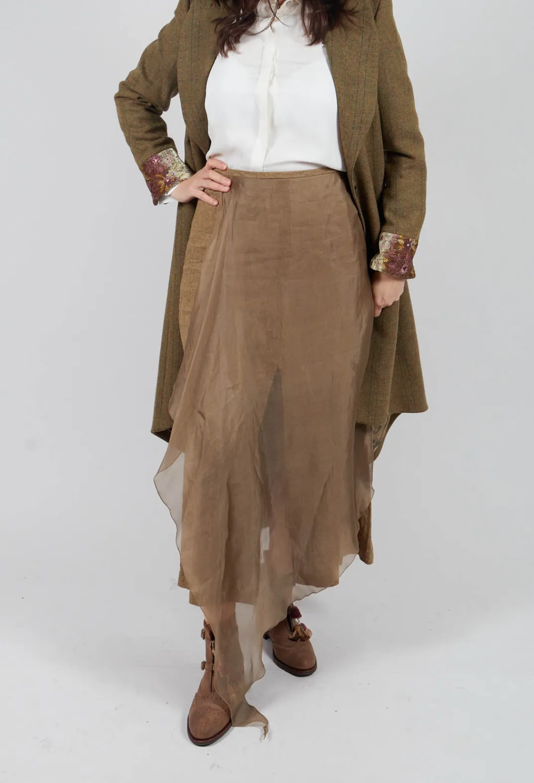 T.ba Skirts^Allegro Skirt in Gold