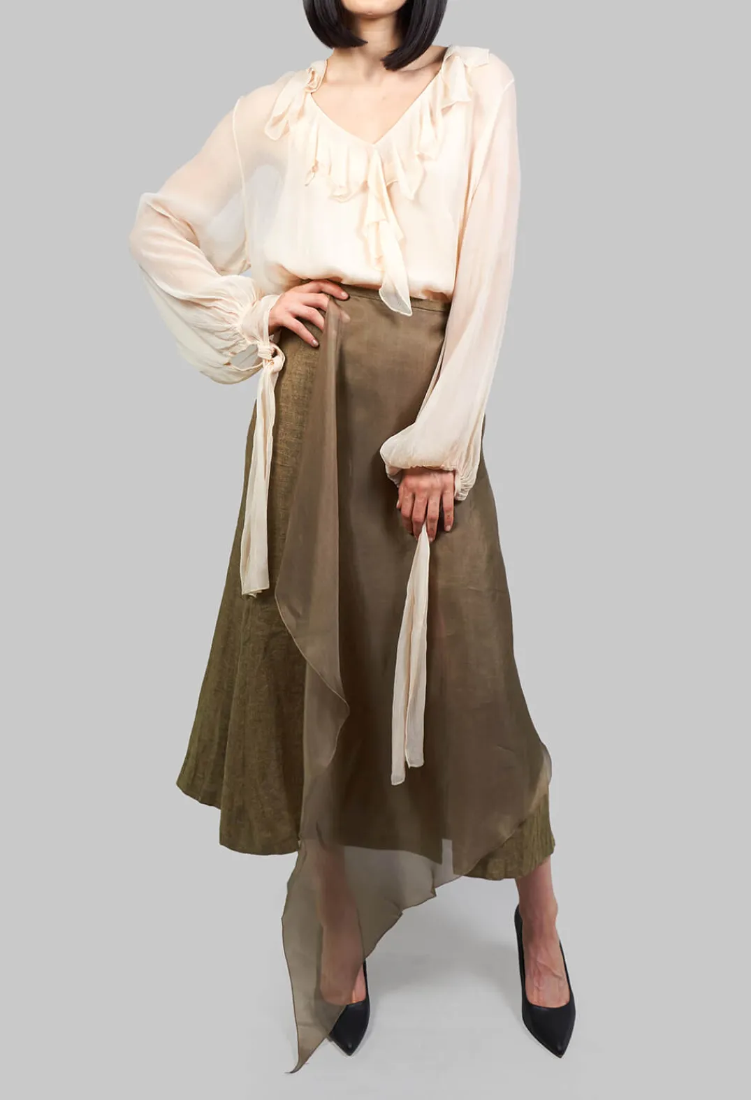 T.ba Skirts^Allegro Skirt in Gold