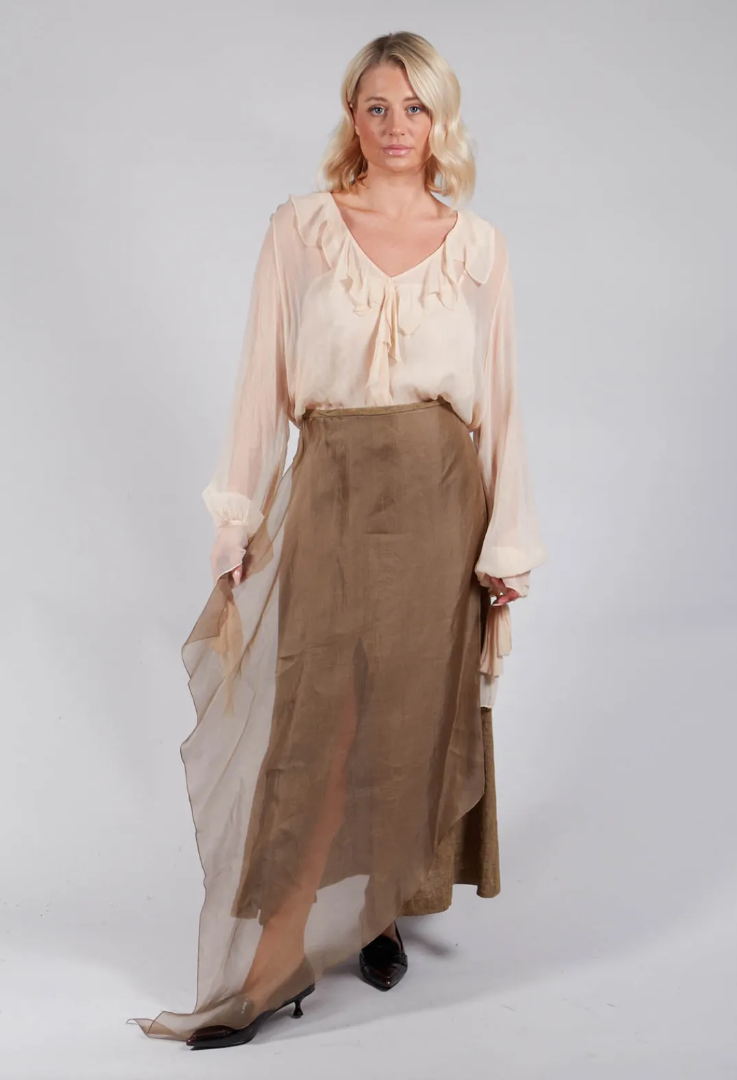 T.ba Skirts^Allegro Skirt in Gold