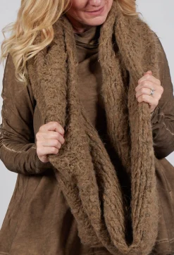 Rundholz Mainline Scarves^Alpaca Snood in Camel Mel