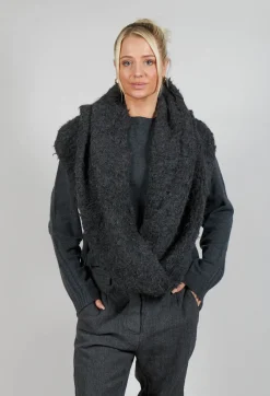Rundholz Mainline Scarves^Alpaca Snood in Slate Mel