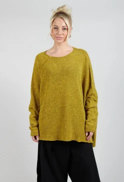 La Vaca Loca Tops^Altitud Knitted Jumper in Apple Green