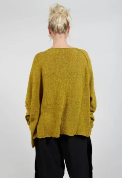 La Vaca Loca Tops^Altitud Knitted Jumper in Apple Green