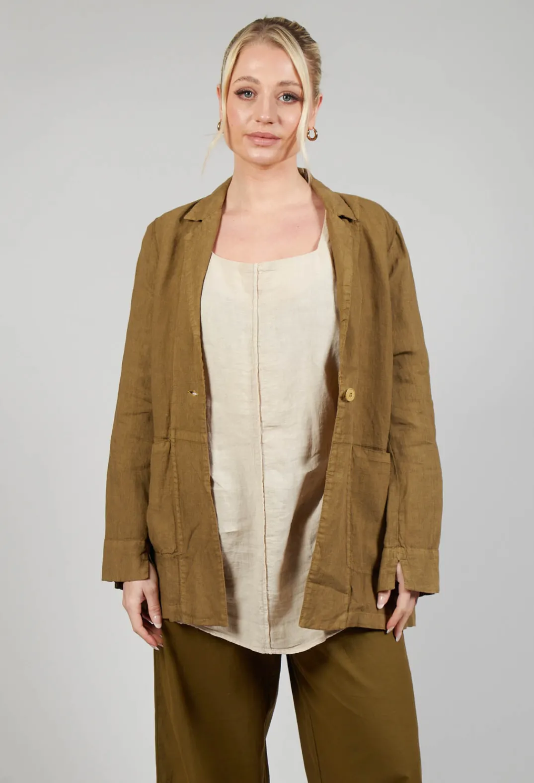 Elemente Clemente Jackets^Ambato Blazer in Kaki