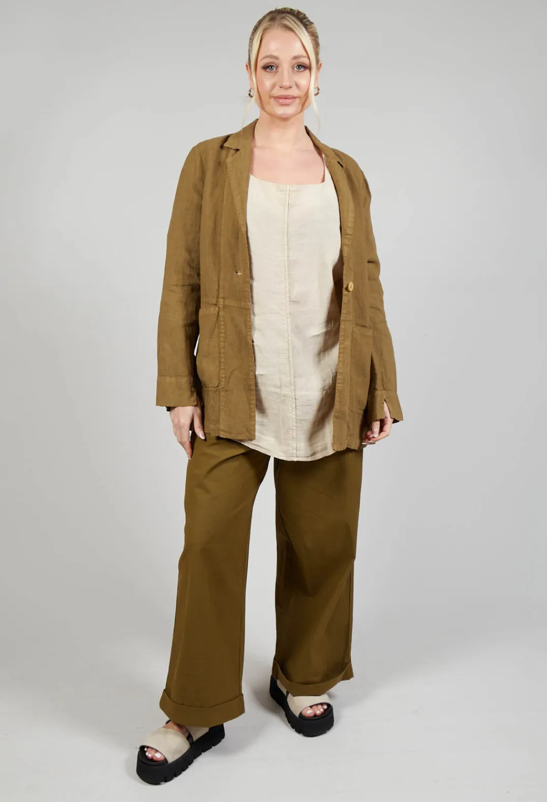 Elemente Clemente Jackets^Ambato Blazer in Kaki