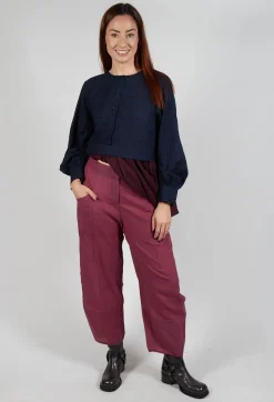 Eka Trousers^Ambra Trousers in Wine