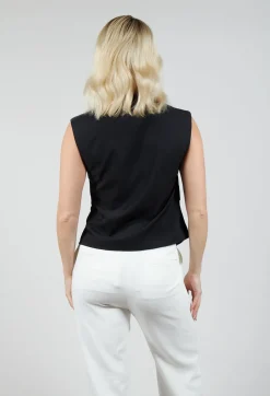Malloni Tops^Amethist Top in Nero