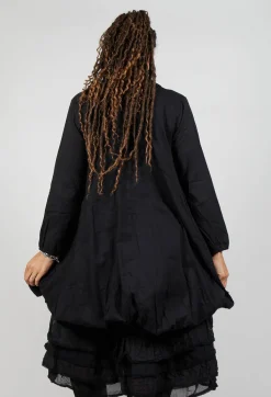 Les Ours Dresses^Ancolie Dress in Coton Noir