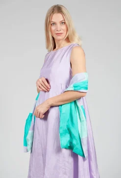 Bianco Levrin Scarves^Andrea Scarf in Acqua and Mint