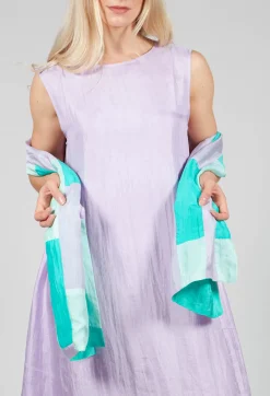Bianco Levrin Scarves^Andrea Scarf in Acqua and Mint