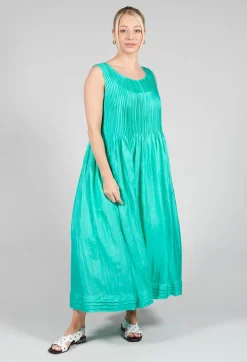 Bianco Levrin Dresses^Angela Dress in Acqua