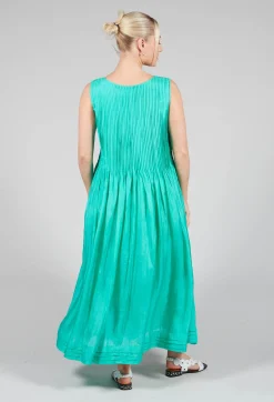 Bianco Levrin Dresses^Angela Dress in Acqua